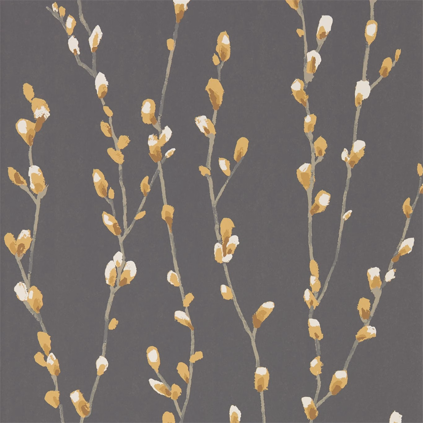 Обои Harlequin Standing Ovation Salice Ochre/Sepia 111468